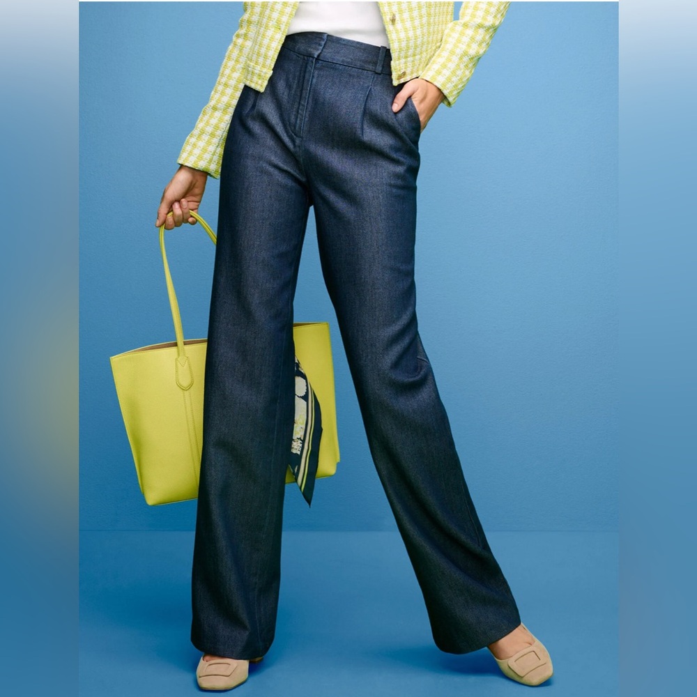 Talbots Dark Blue Denim Trousers